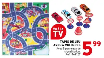 Trafic Tapis de jeu avec 4 voitures offre