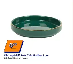Action Plat apéritif Très Chic Golden Line offre
