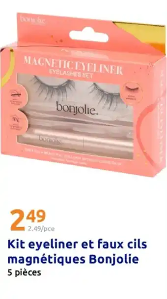 Action Kit eyeliner et faux cils magnétiques Bonjolie offre