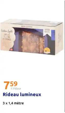 Action Rideau lumineux offre