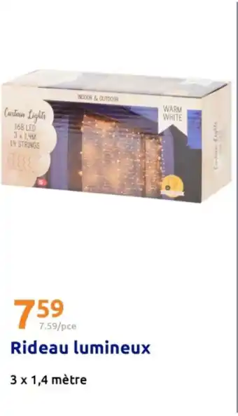 Action Rideau lumineux offre