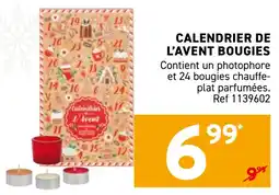 Trafic Calendrier de l'avent bougies offre