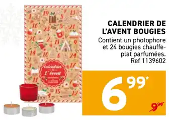 Trafic Calendrier de l'avent bougies offre