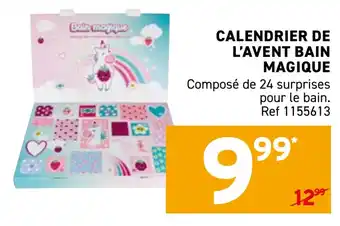 Trafic Calendrier de l'avent bain magique offre