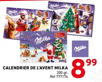 Trafic Calendrier de l'avent milka offre