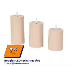 Action Bougies LED rechargeables offre