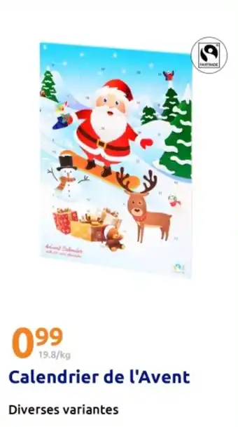 Action Calendrier de l'Avent offre