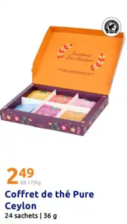 Action Coffret de thé Pure Ceylon offre