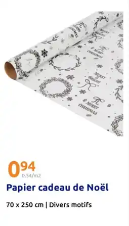 Action Papier cadeau de Noël offre