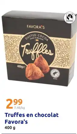 Action FAVORA'S Truffes en chocolat offre