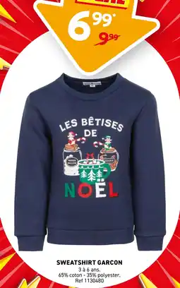 Trafic Sweatshirt garcon offre