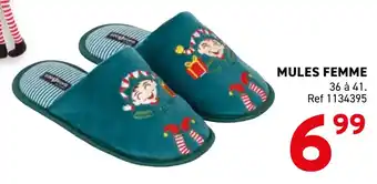 Trafic Mules femme offre