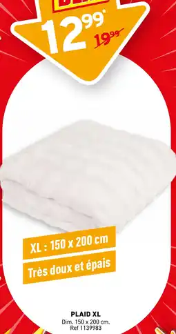 Trafic Plaid xl offre