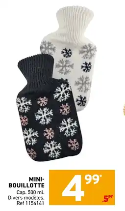 Trafic Mini bouillotte offre