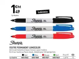 Hyperburo Feutre permanent lumocolor offre