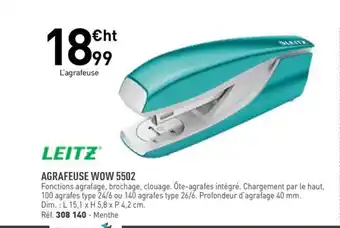 Agrafeuse wow 5502