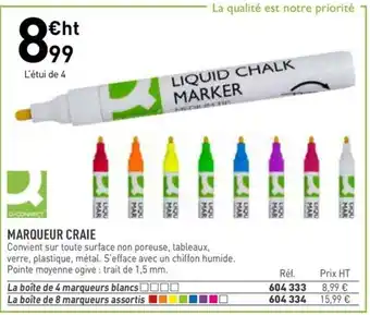 Hyperburo Marqueur craie offre