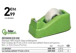 Hyperburo Dévidoir eco use offre