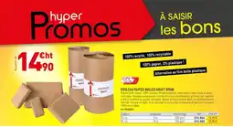 Hyperburo Rouleau papier bulles kraft brun offre