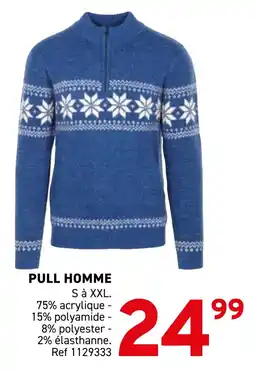 Trafic Pull homme offre