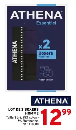 Trafic Lot de 2 boxers homme offre