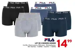 Trafic Lot de 2 boxers homme offre