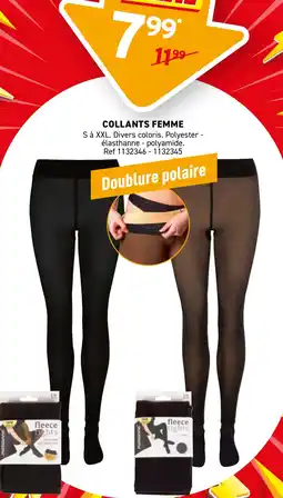 Trafic Collants femme offre
