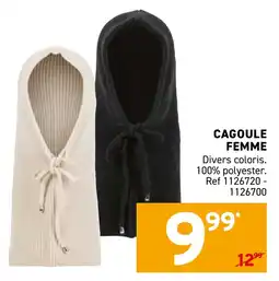 Trafic Cagoule femme offre