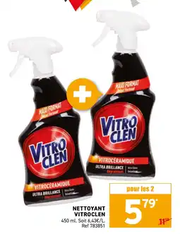 Trafic Nettoyant vitroclen offre