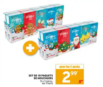 Trafic Set de 10 paquets de mouchoirs offre