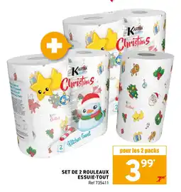 Trafic Set de 2 rouleaux essuie-tout offre