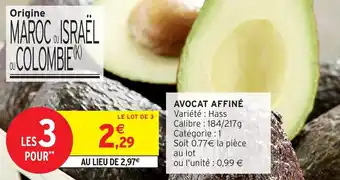 Intermarché Avocat affiné offre