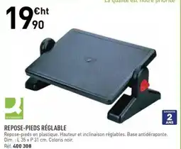 Hyperburo Repose-pieds réglable offre