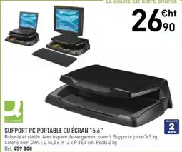 Hyperburo Support pc portable ou écran 15,6" offre