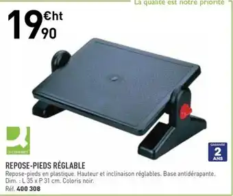 Hyperburo Repose-pieds réglable offre