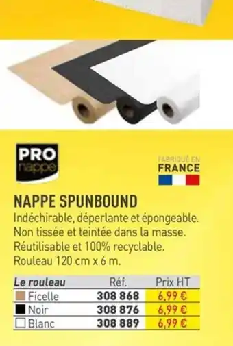 Hyperburo Nappe spunbound offre