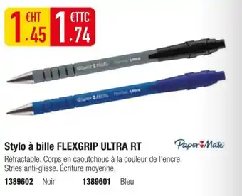 Plein ciel PAPER MATE Stylo à bille flexgrip ultra rt offre
