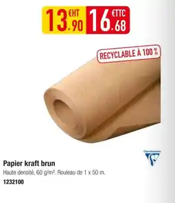 Plein ciel CLAIREFONTAINE Papier kraft brun offre