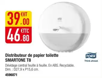 TORK Distributeur de papier toilette smartone t8