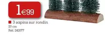Kandy Sapins sur rondin offre