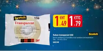 Plein ciel SCOTCH Ruban transparent 550 offre