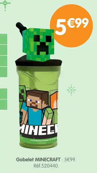 b&m Minecraft Gobelet offre