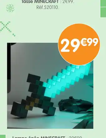 b&m Lampe Minecraft offre