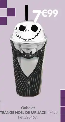 b&m Gobelet Étrange Noël de Mr Jack offre