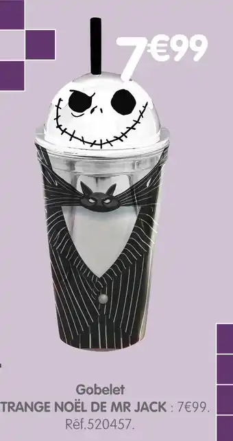 b&m Gobelet Étrange Noël de Mr Jack offre