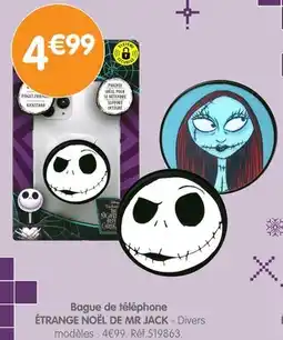 b&m ÉTRANGE NOËL DE MR JACK Bague de téléphone offre