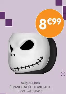 b&m ÉTRANGE NOËL DE MR JACK Mug 3D Jack offre