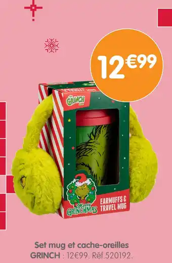 b&m GRINCH Set mug et cache-oreilles offre