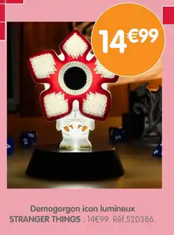 b&m STRANGER THINGS Demogorgon icon lumineux offre