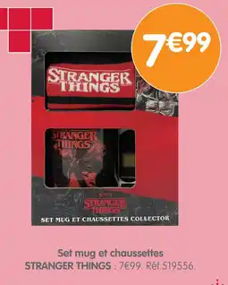 b&m Stranger Things Set mug et chaussettes collector offre